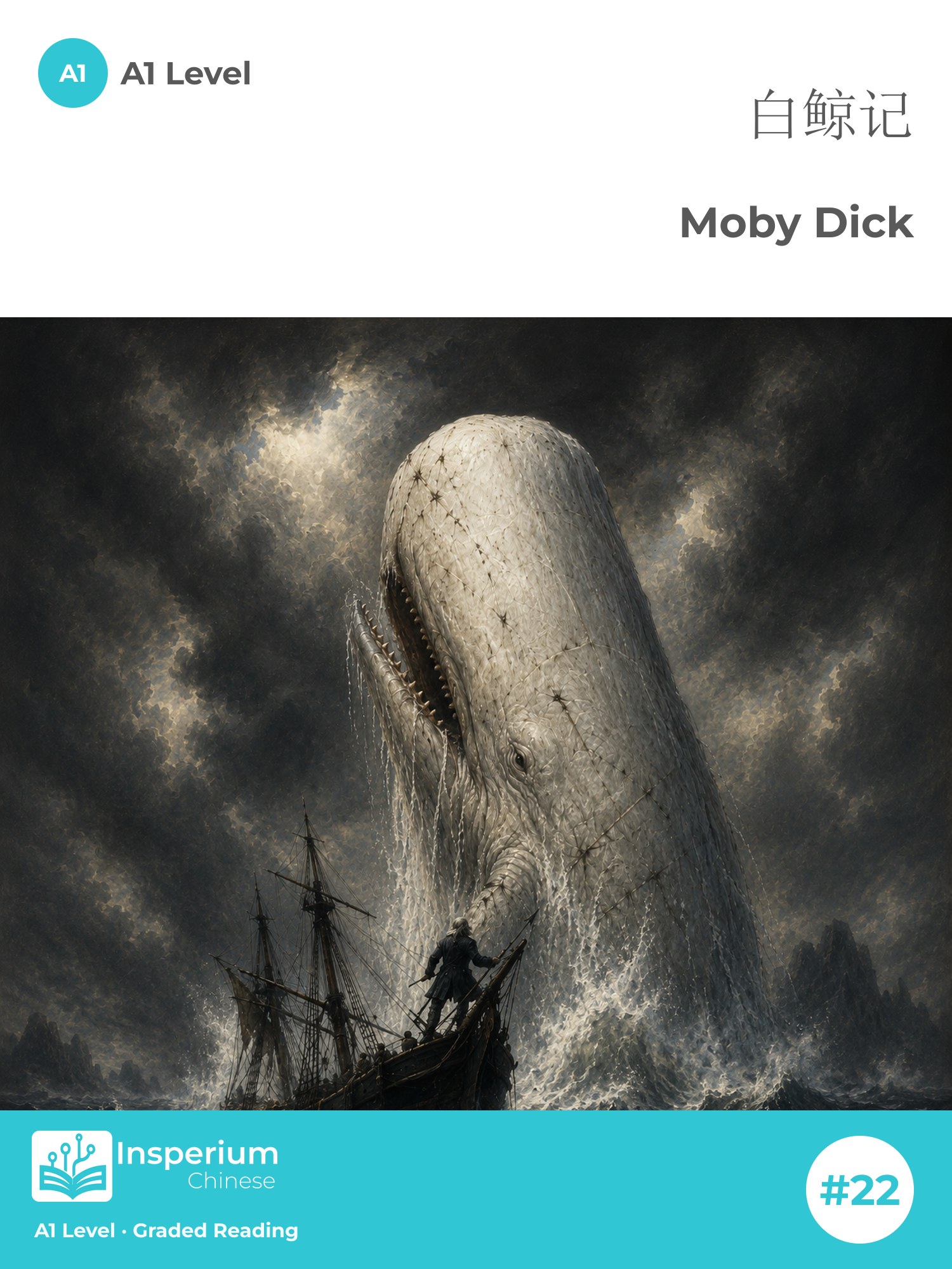 Moby Dick — A1 cover